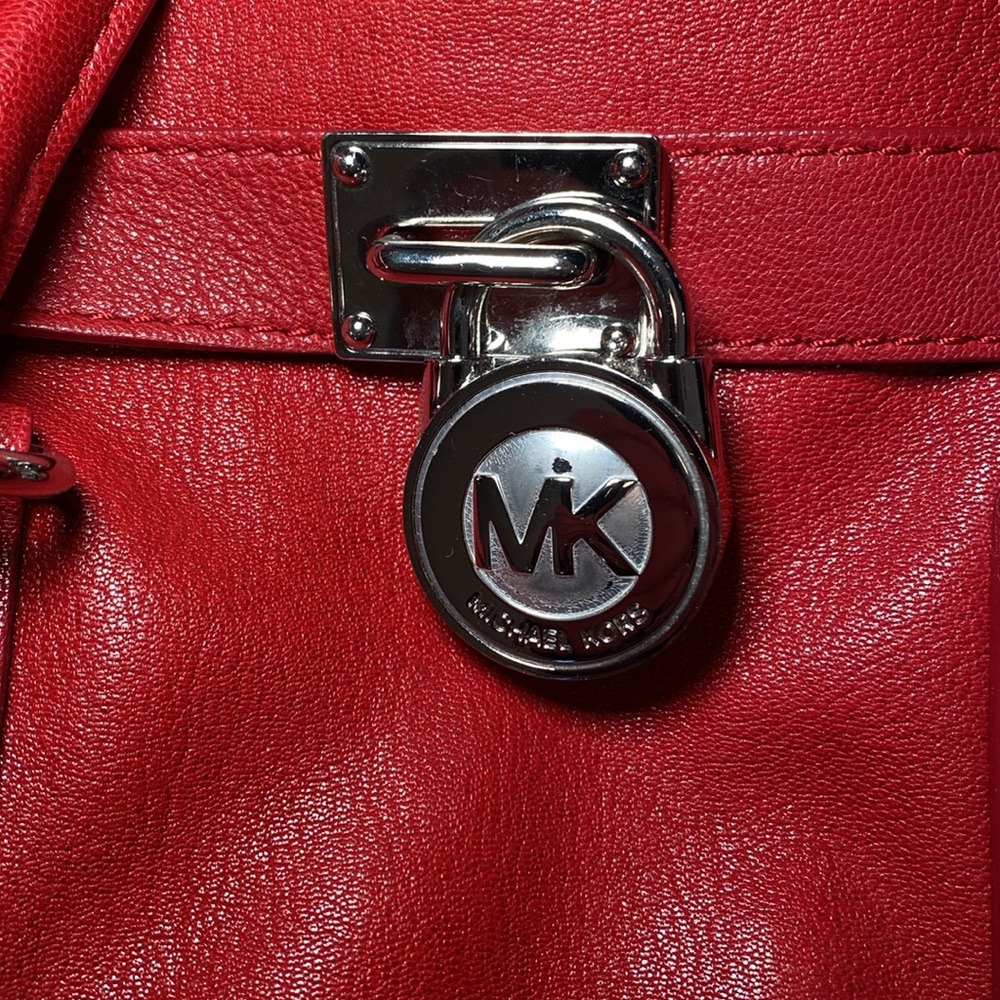 MICHAEL Michael Kors Red Leather Handbag - Picture 2 of 6